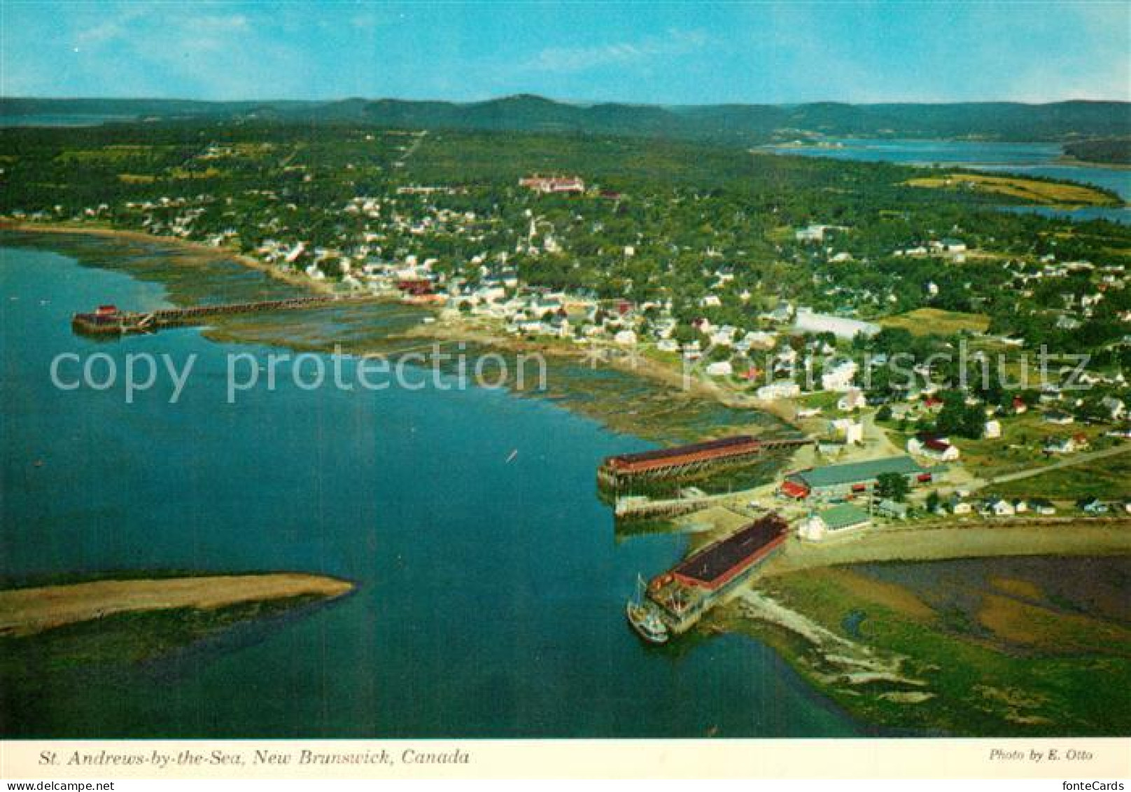 New Brunswick Nouveau Brunswick Fliegeraufnahme St. Andrews by the Sea