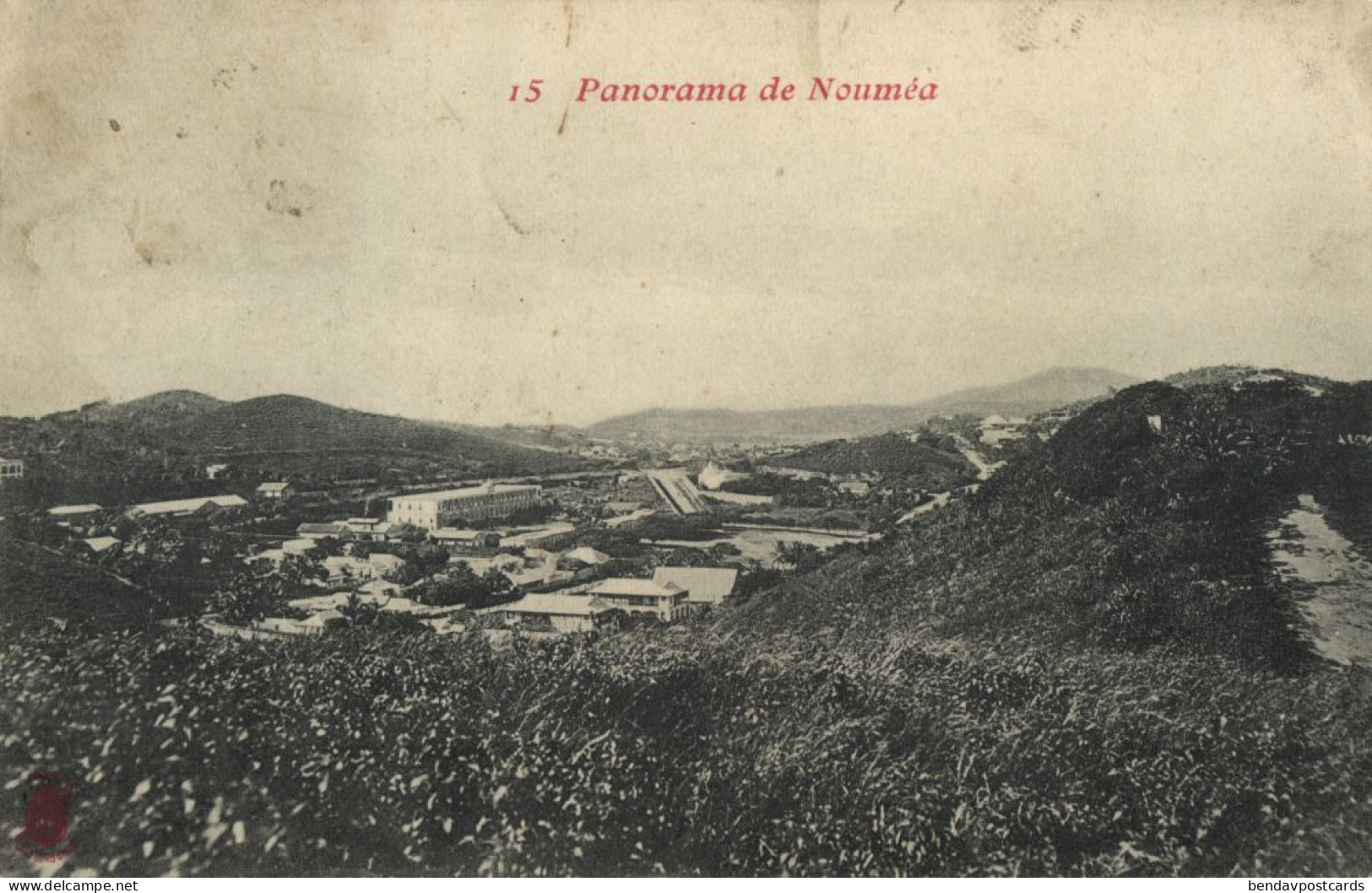 New Caledonia, NOUMEA, Panorama (1906) Melanesia Postcard