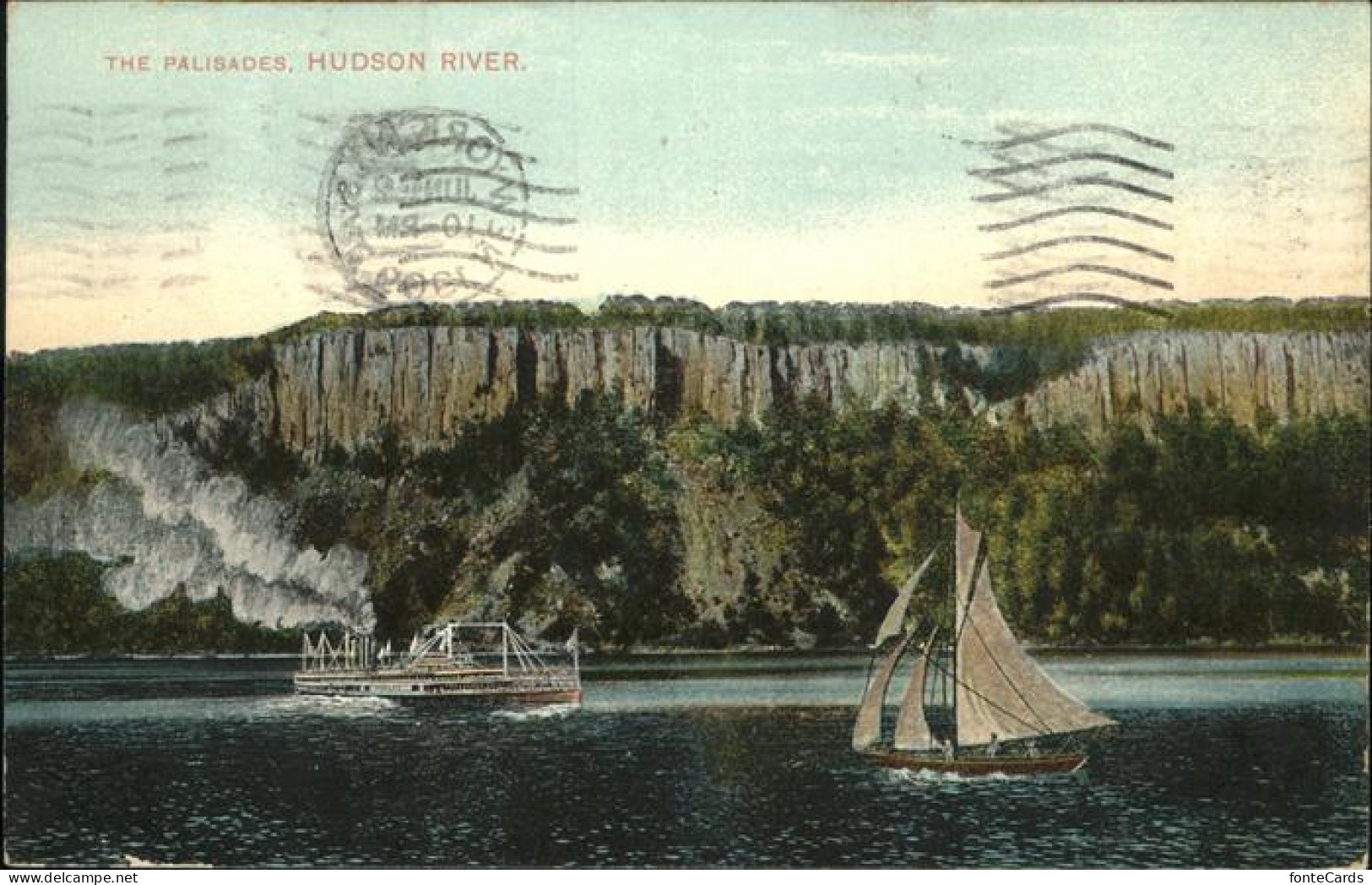 New Jersey The Palisades Hudson River