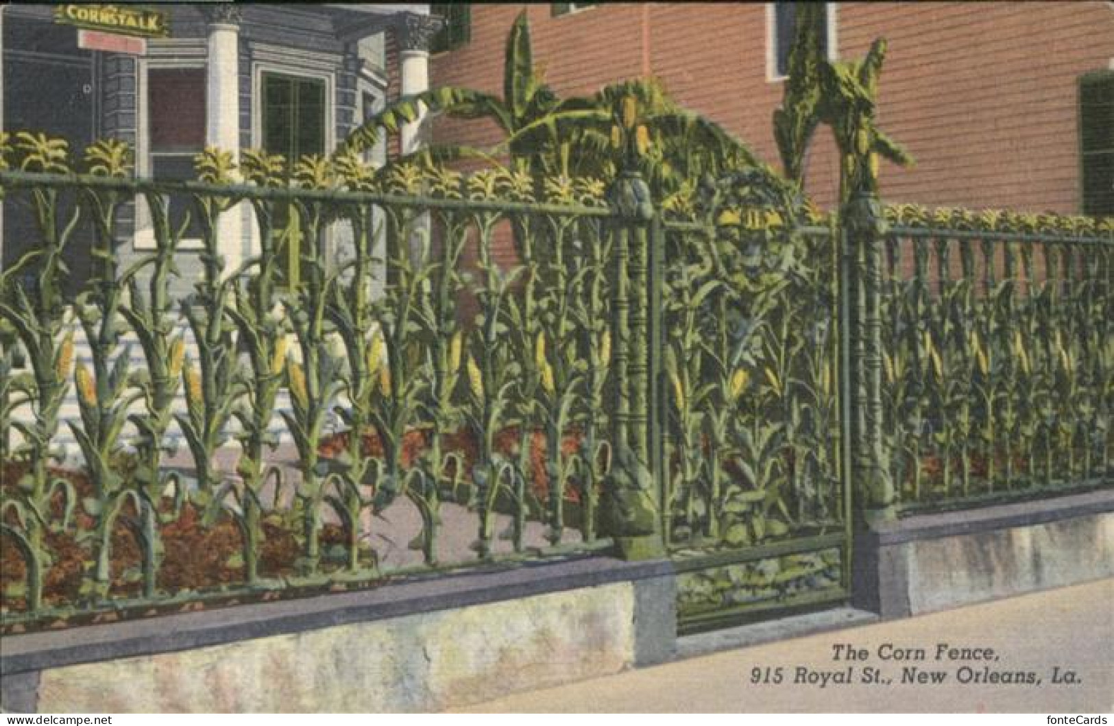 New Orleans Louisiana Corn Fence