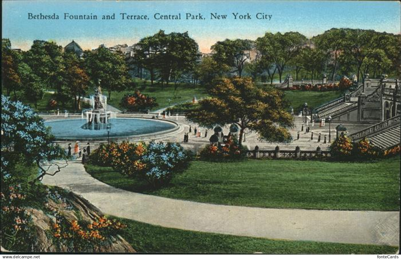 New York City Bethesda Fountain and Terrace Central Park NY