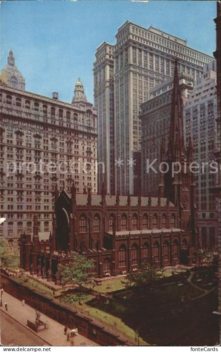 New York City Broadway and Wall Street