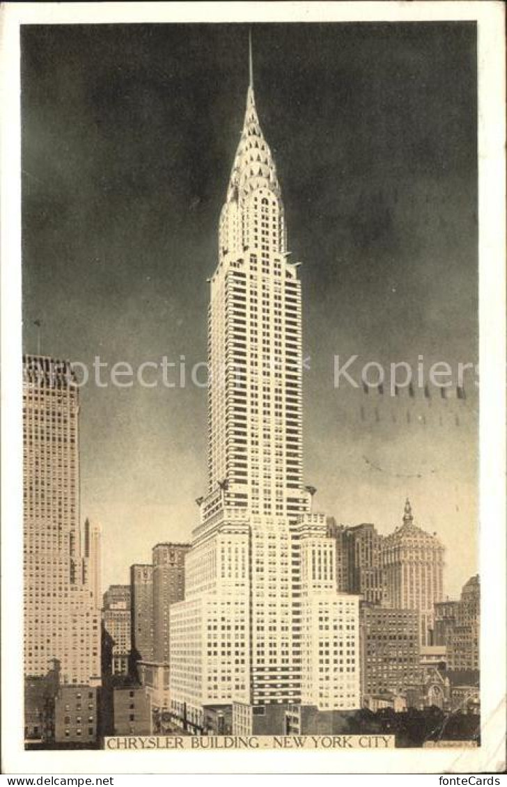 New York City Chrysler Building Skyscraper