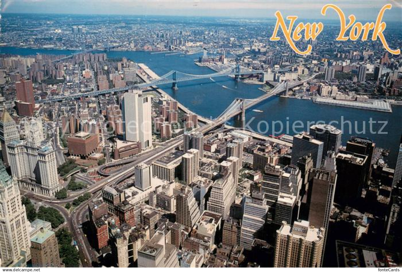 New York City East River from the World Trade Center