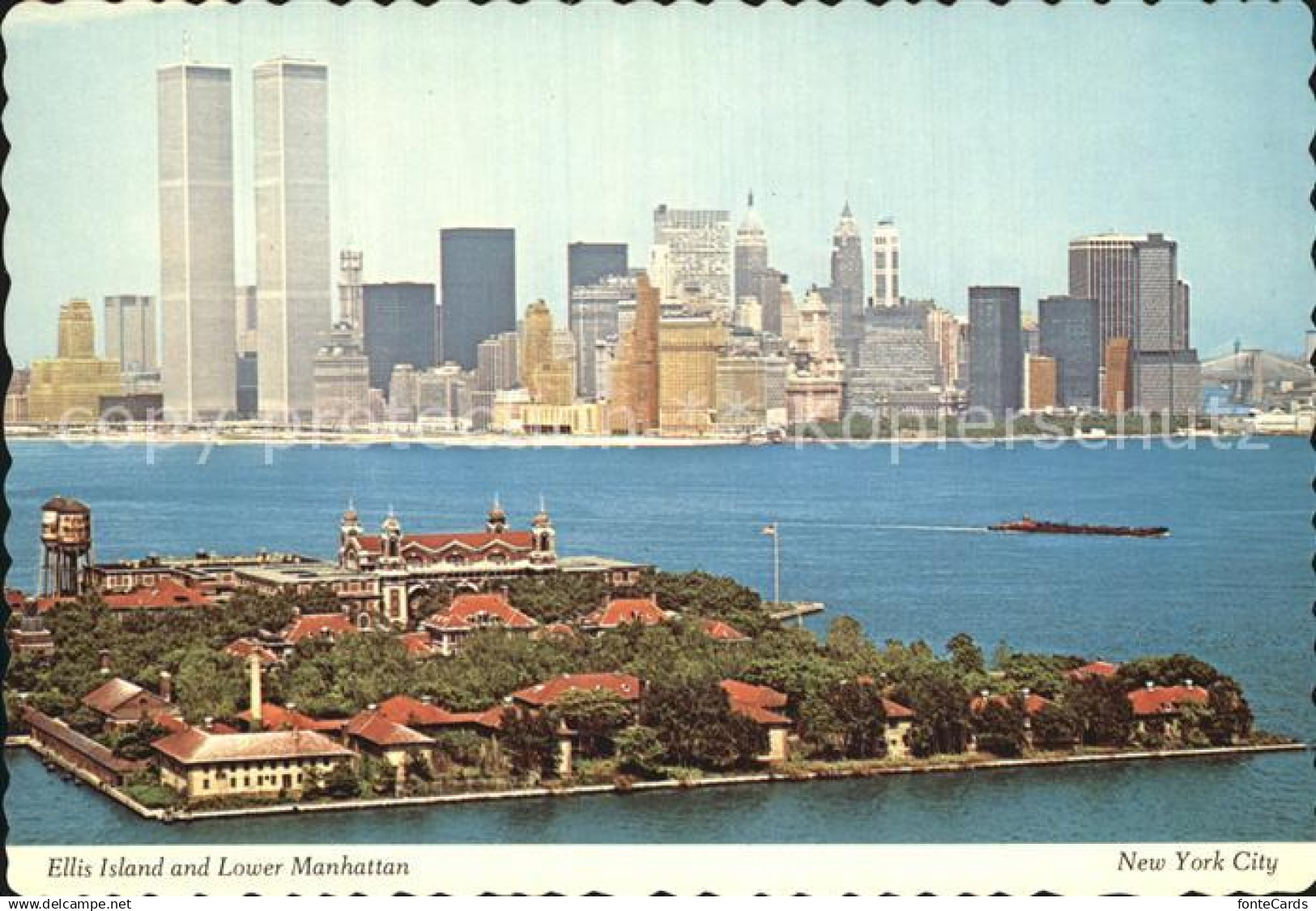 New York City Ellis Island Lower Manhattan