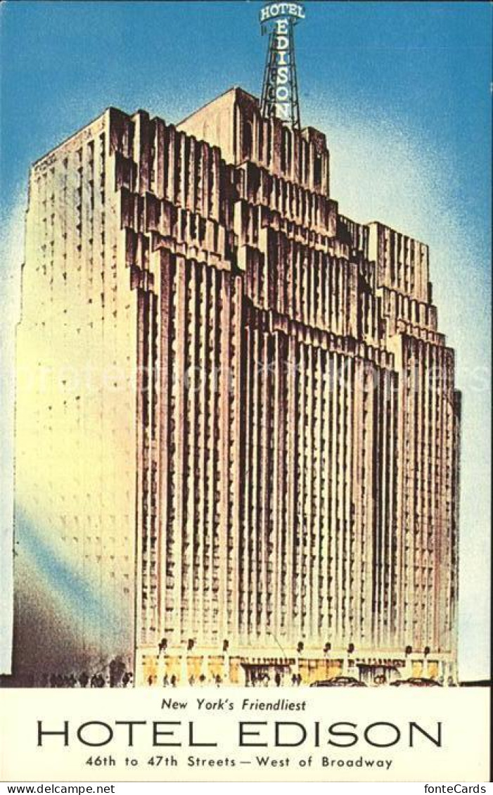 New York City Hotel Edison