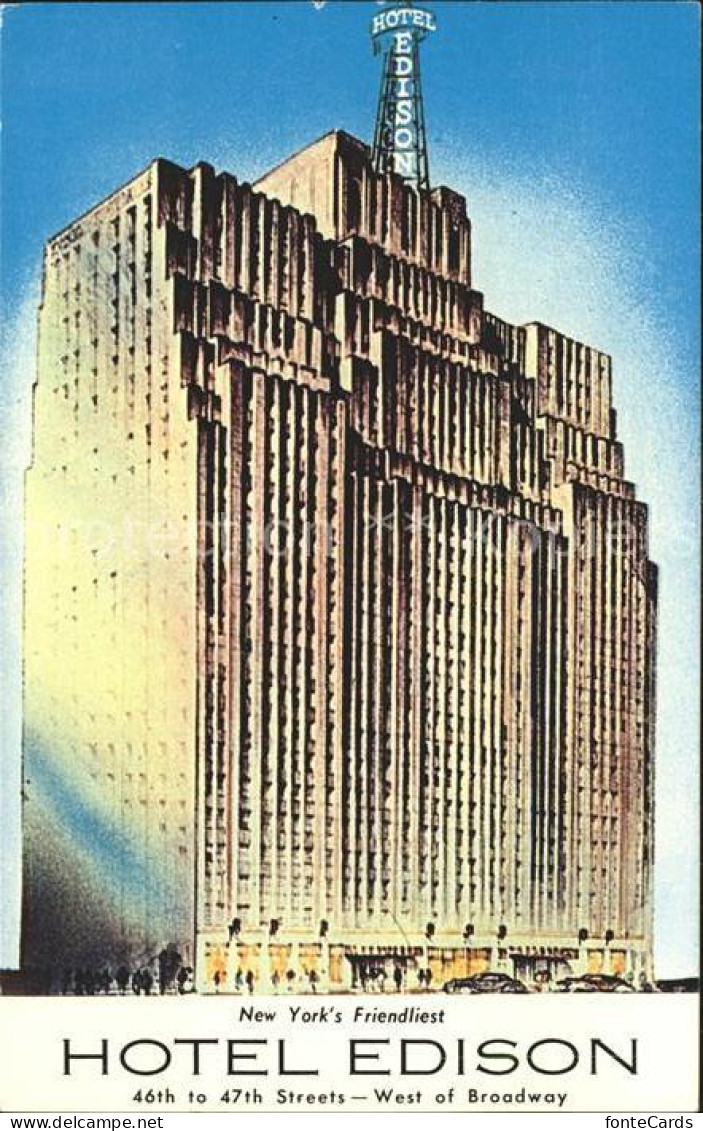 New York City Hotel Edison
