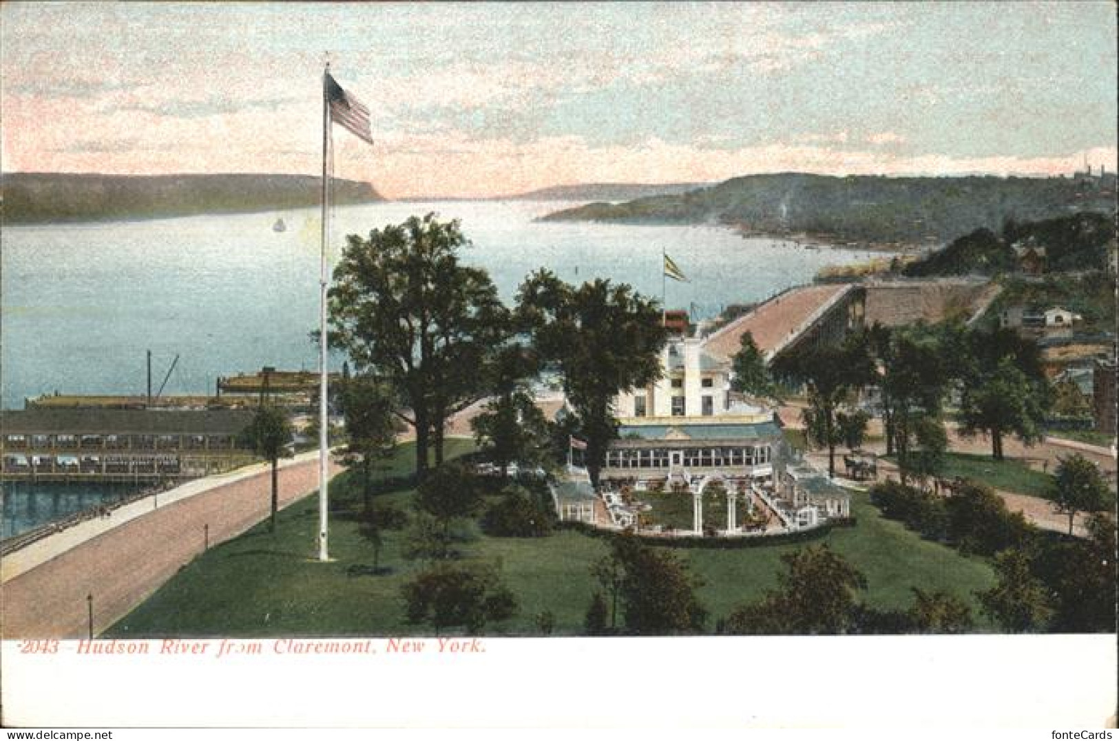 New York City Hudson River from Claremont