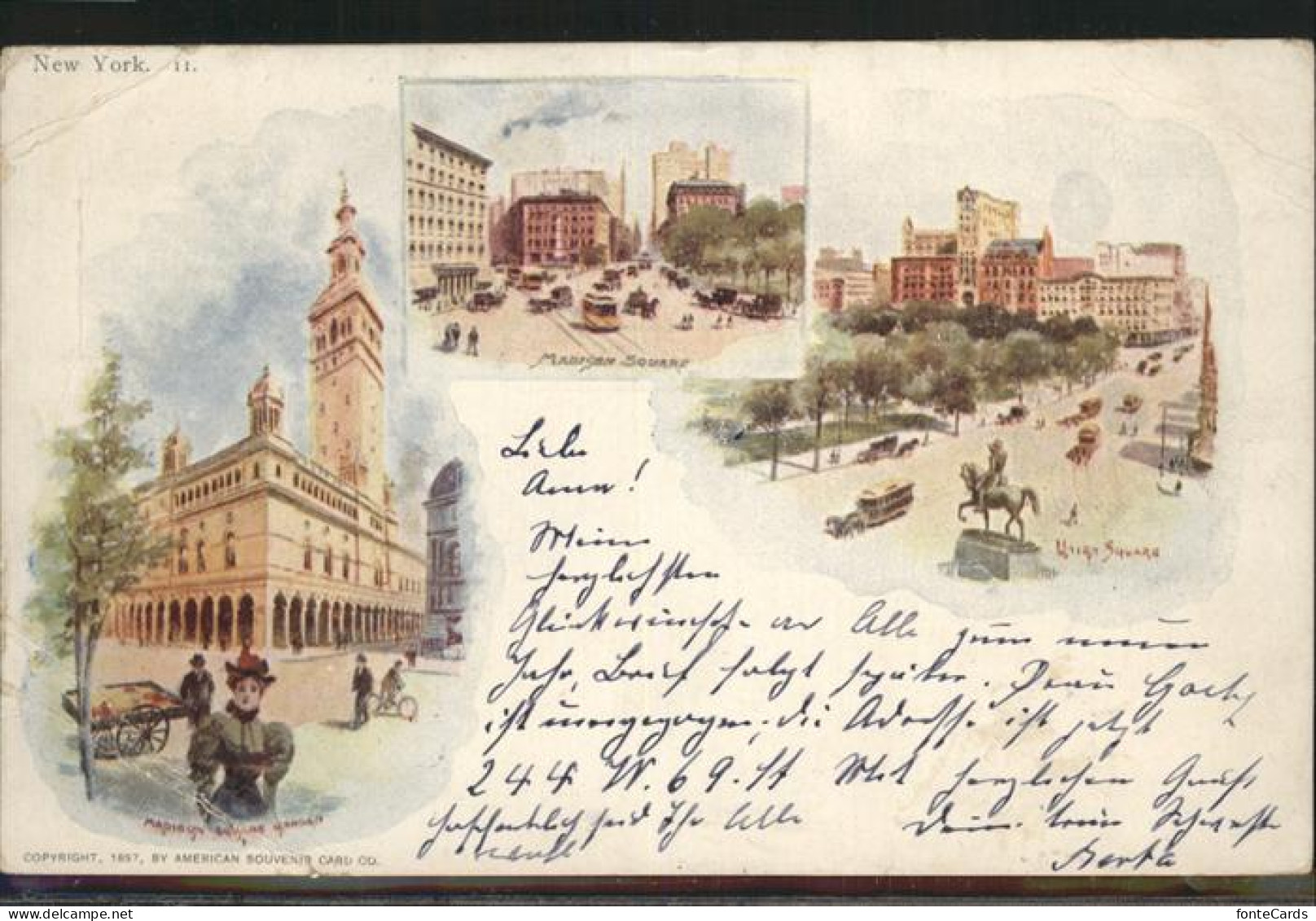 New York City Madison Square Union Square Monument