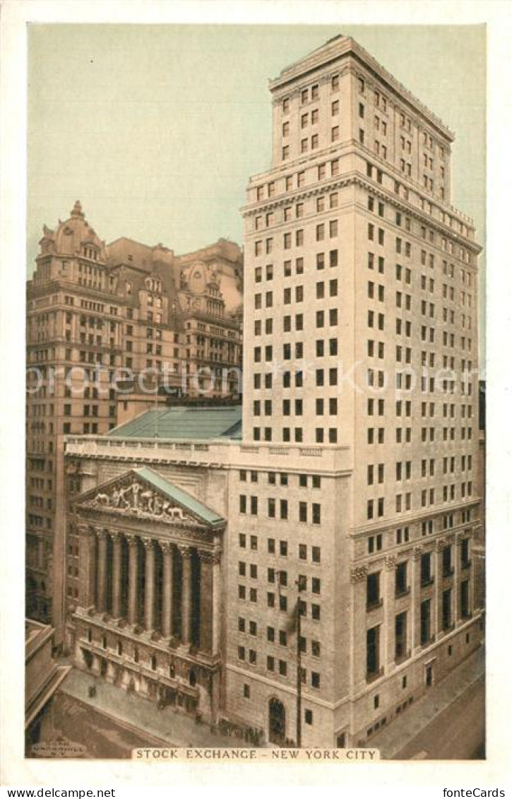 New York City Stock Exchange Wall Street