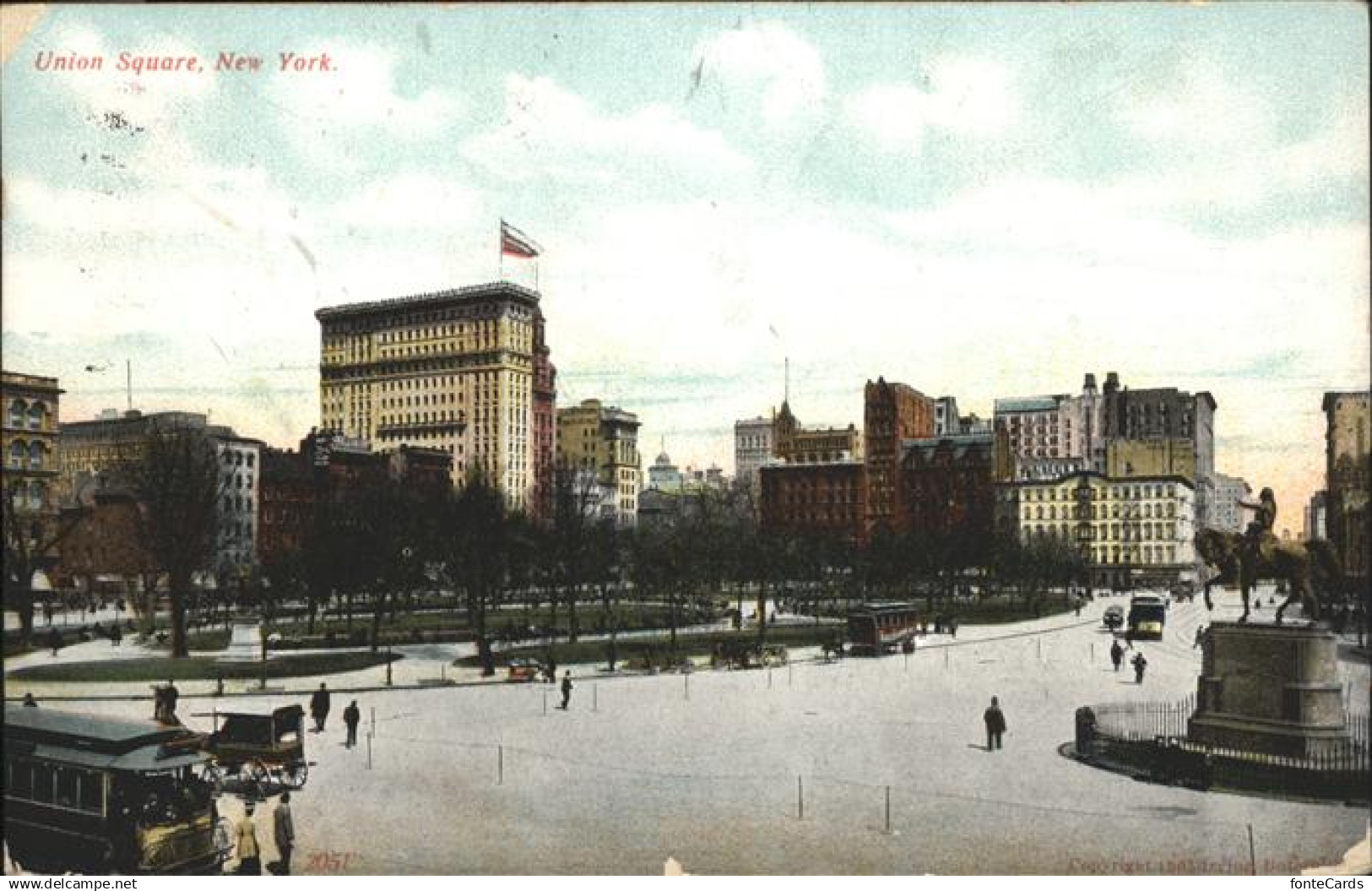 New York City Union Square Strassenbahn