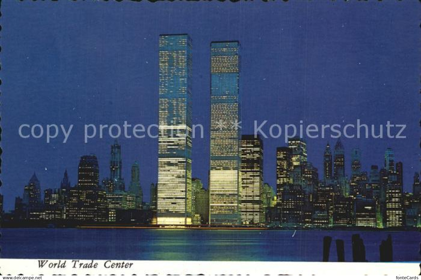 New York City World Trade Center Bei Nacht