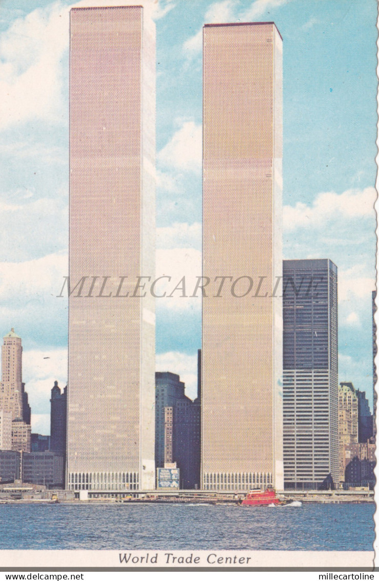 NEW YORK CITY - World Trade Center, Twin Towers Postcard 1983