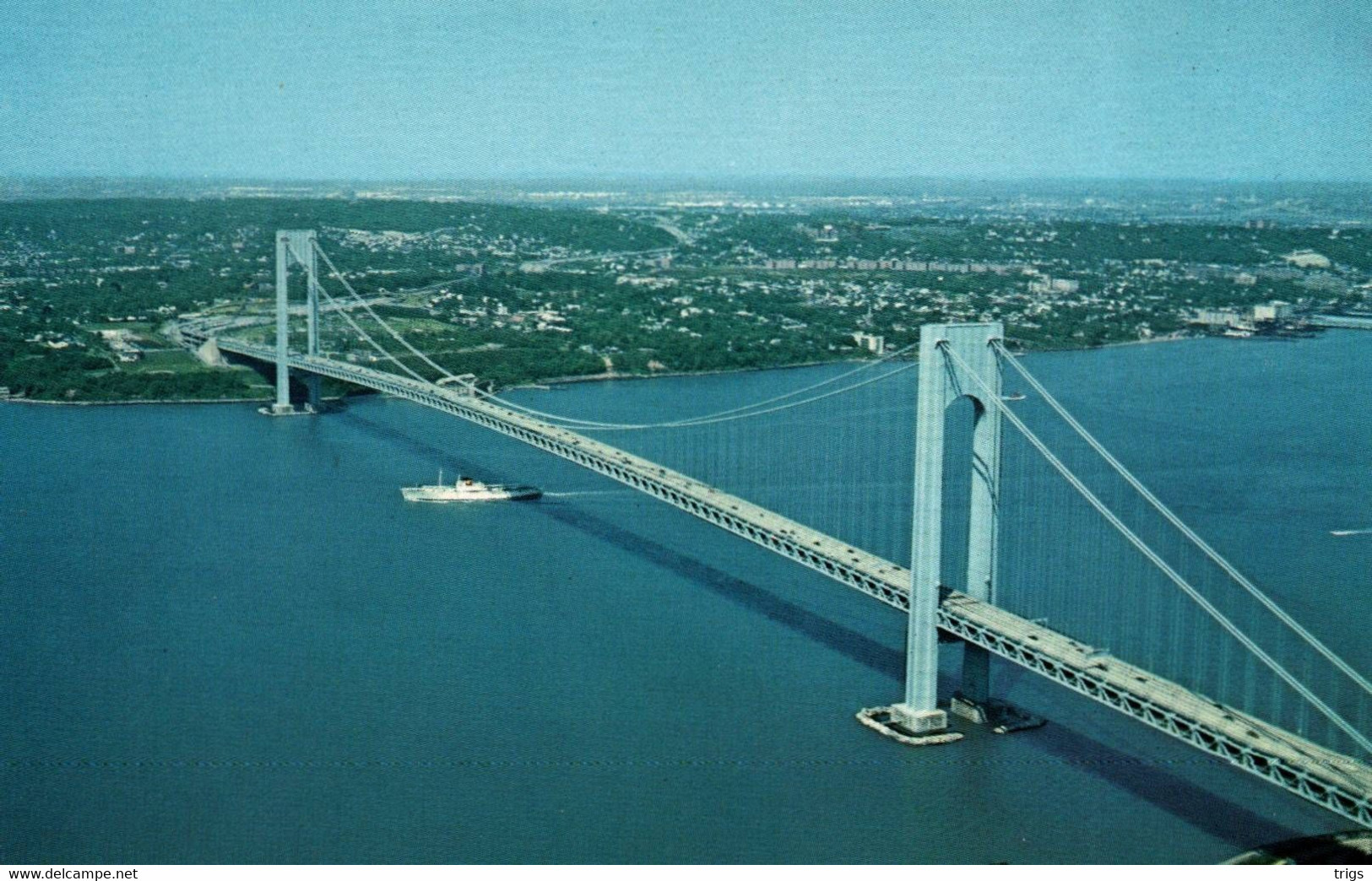 New York - The Verrazano Narrows Bridge connecting Brooklyn and Staten Island