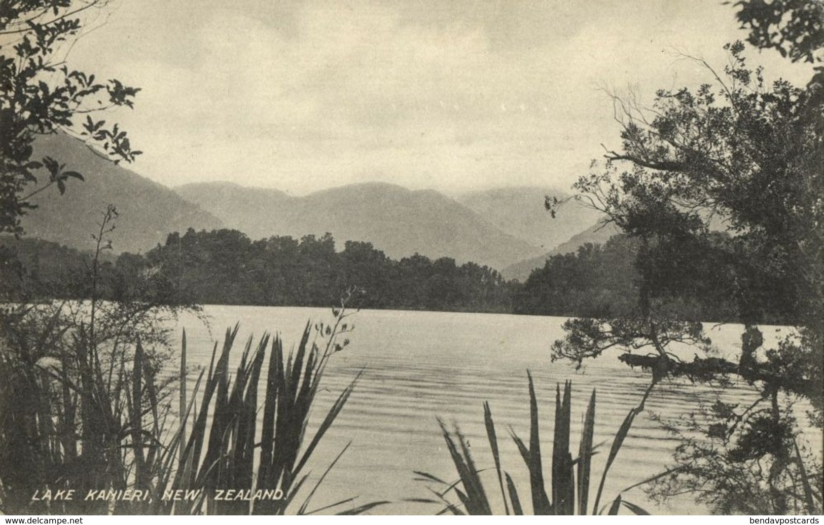 new zealand, Lake Kanieri (1910s) Postcard