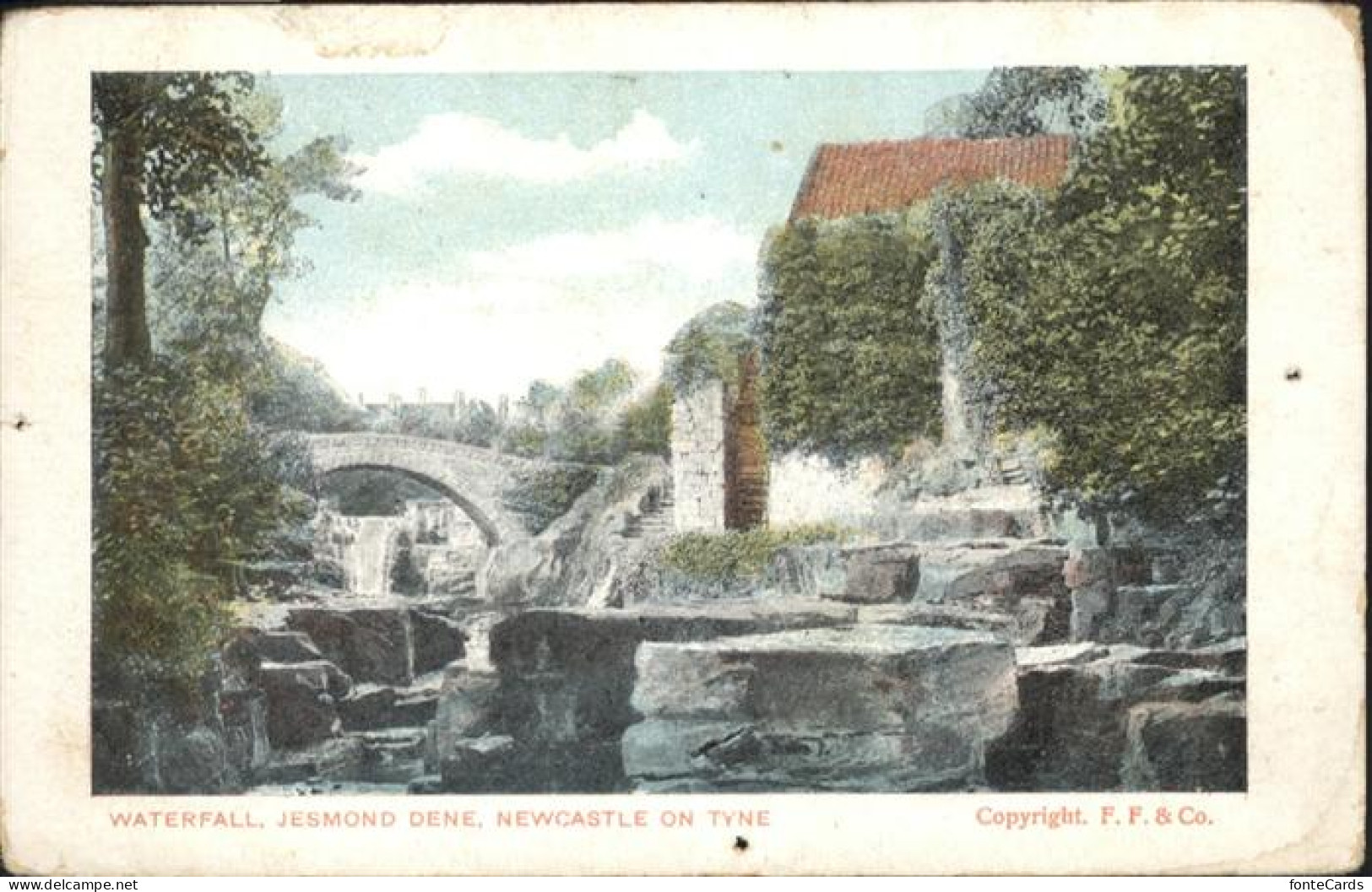 Newcastle upon Tyne Waterfall Jesmond