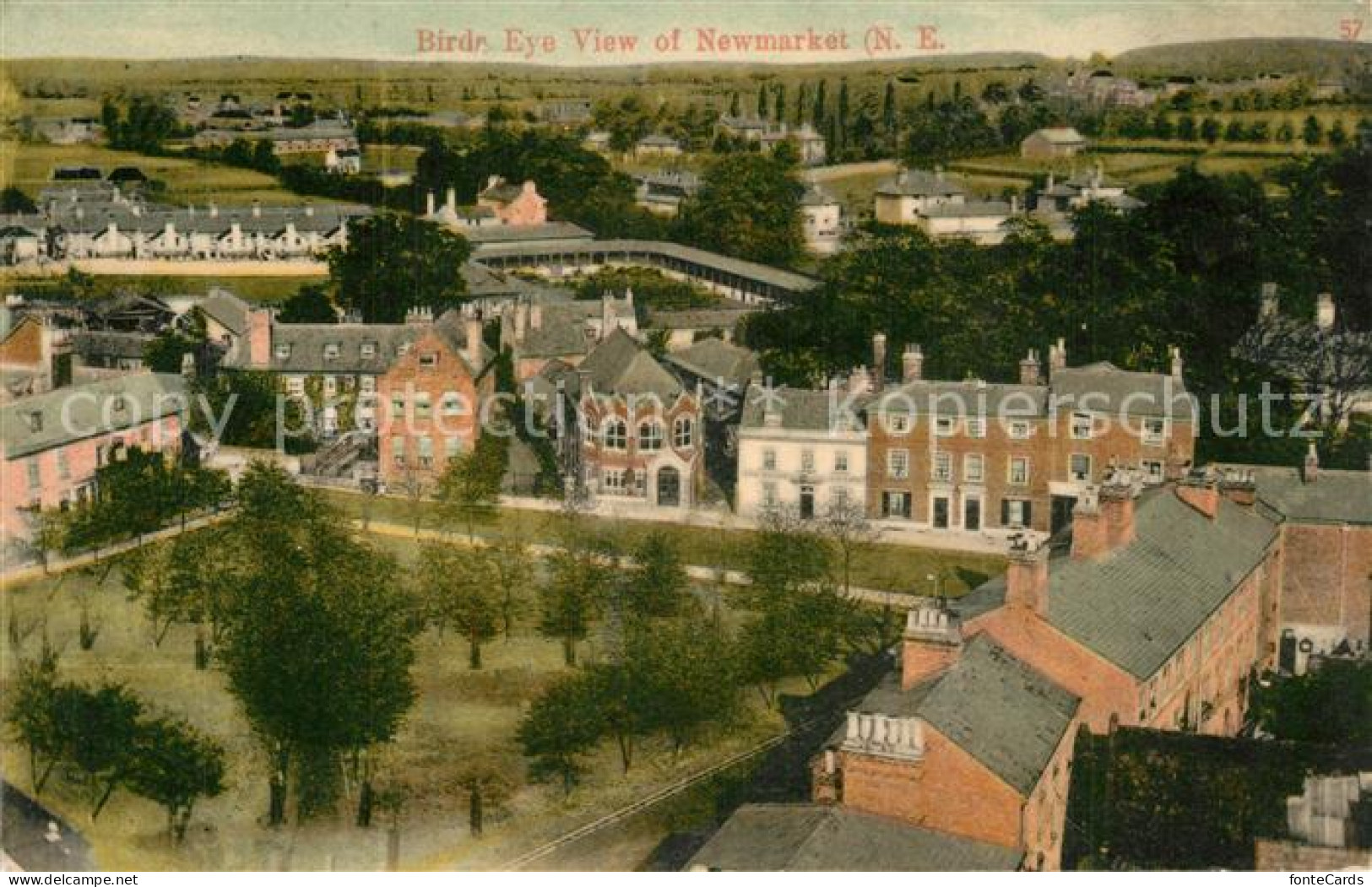 Newmarket Suffolk Panorama