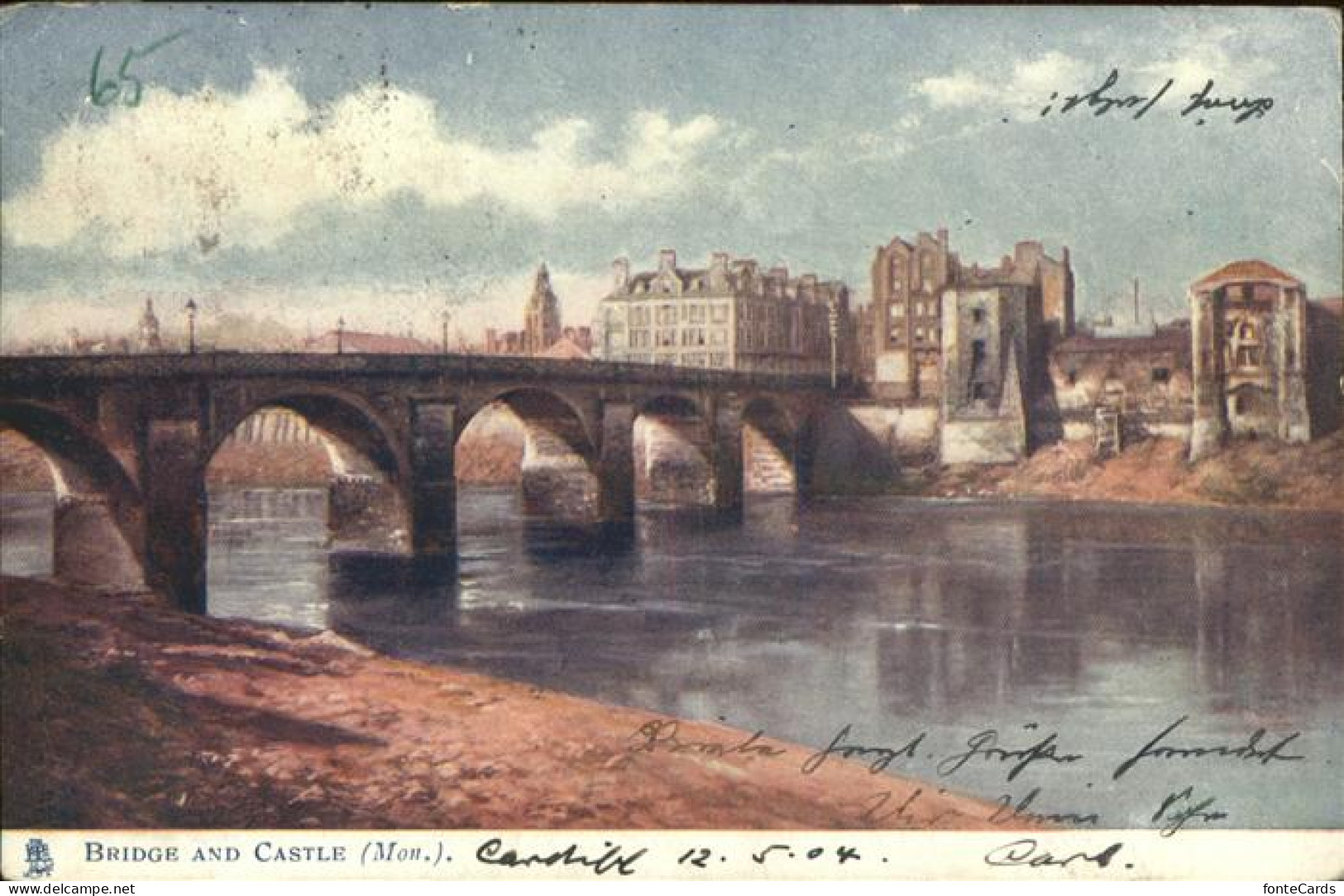 Newport  Monmouthshire UK Bridge Castle