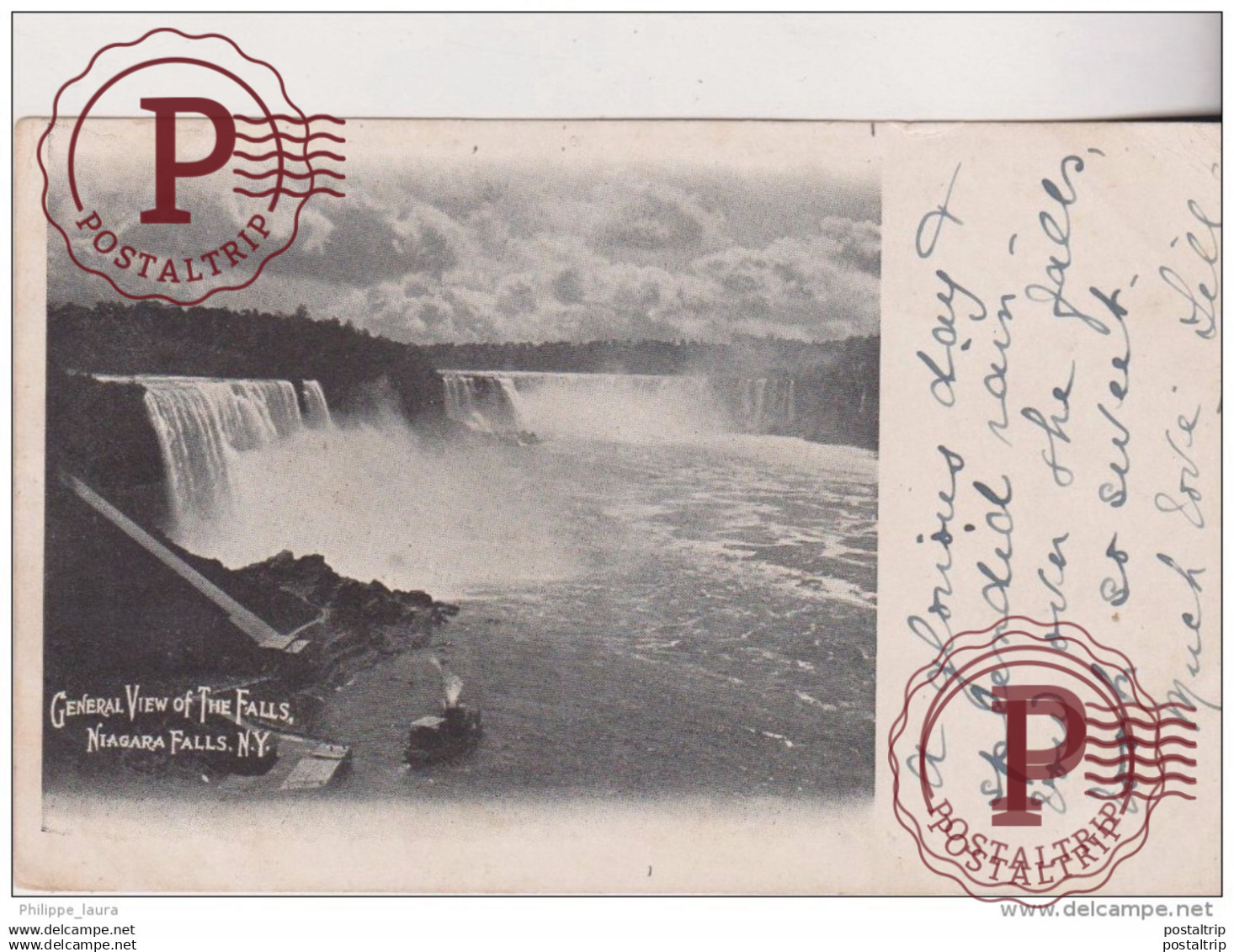 NIAGARA FALLS - GENERAL VIEW OF THE FALLS