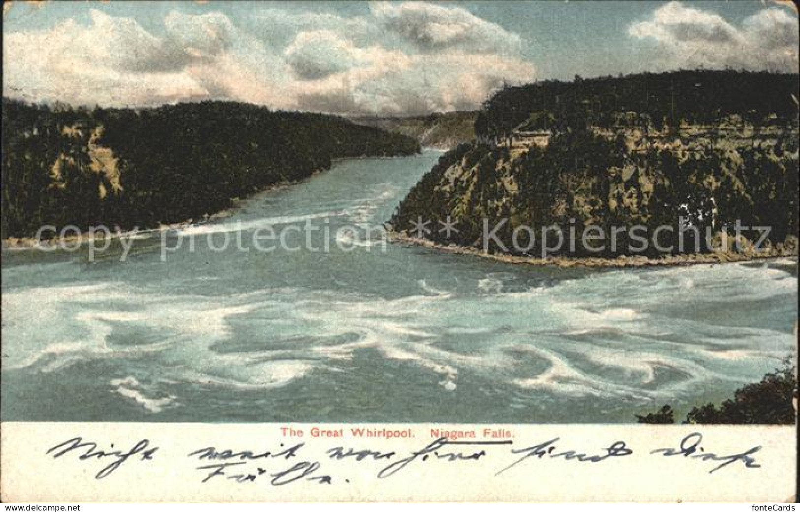 Niagara Falls New York The Great Whirlpool