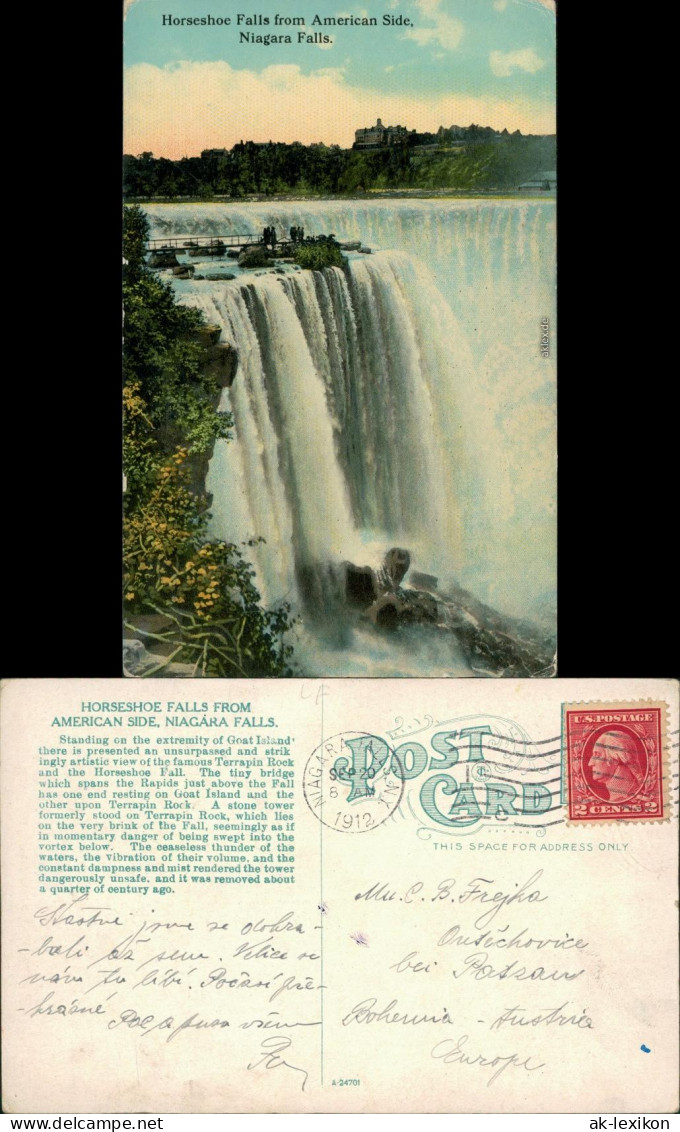 Niagara Falls (NY) Niagarafälle / Niagara Falls Horseshoe Falls 1912