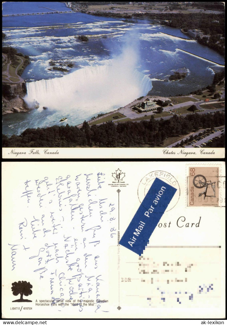 Niagara Falls (Ontario) Horseshoe Falls Niagarafälle Niagara Falls (Canada) 1980