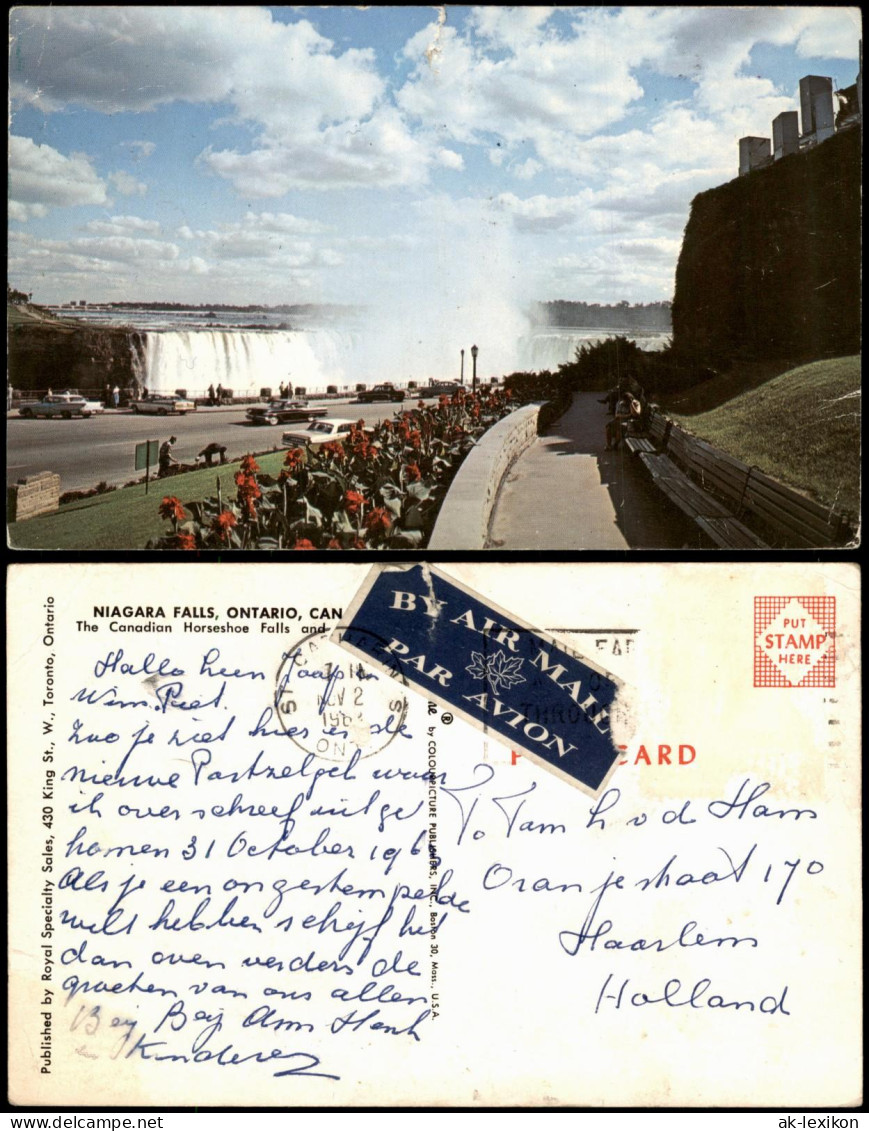 Niagara Falls (Ontario) Niagarafälle Niagara Falls Canada Parkplatz 1962