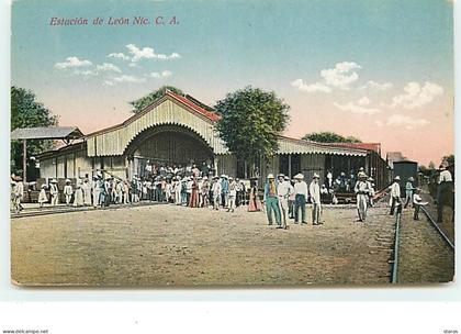 NICARAGUA - Estacion de Leon Nic.
