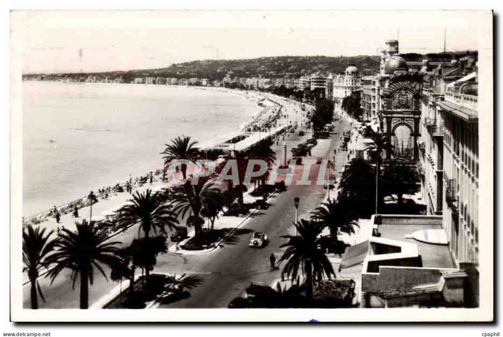 Nice CPA Promenade des anglais Vue prise de l'hotel Ruhl