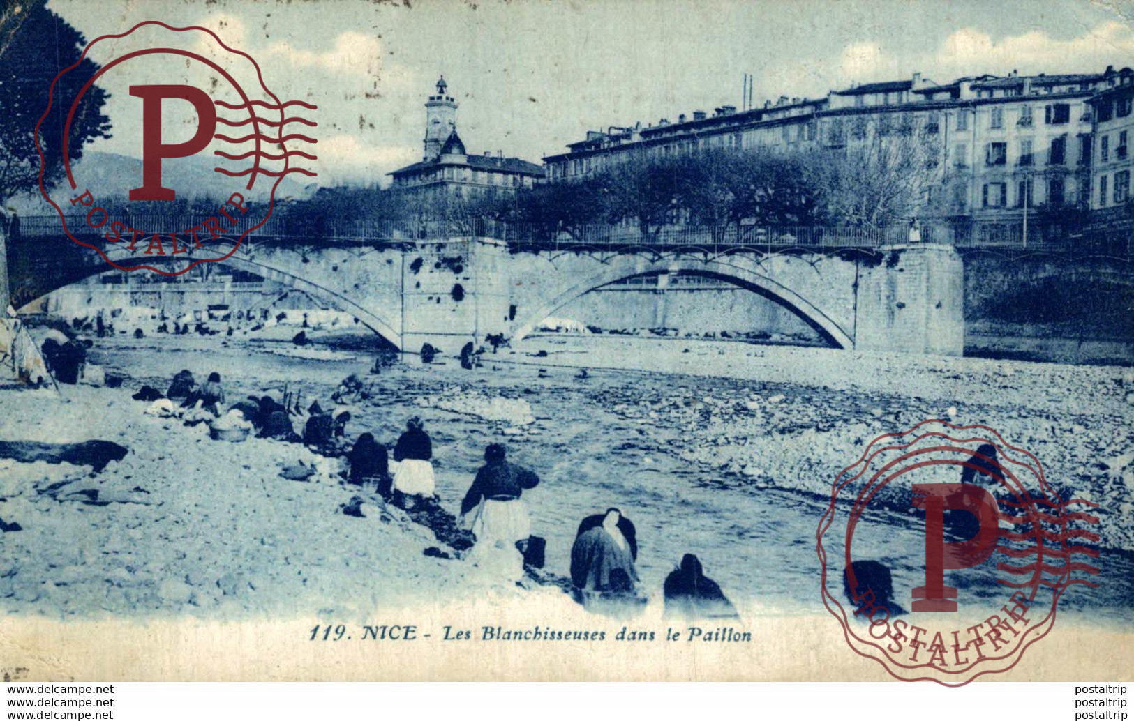 NICE LE PAILLON     LA LAVOIR BLANCHISSEUSES LAVANDIERES
