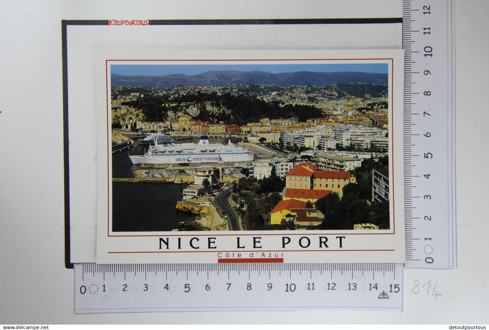 NICE : le port bateau ferry boat SNCM FERRYTERRANEE maritime vessel ship Schiff