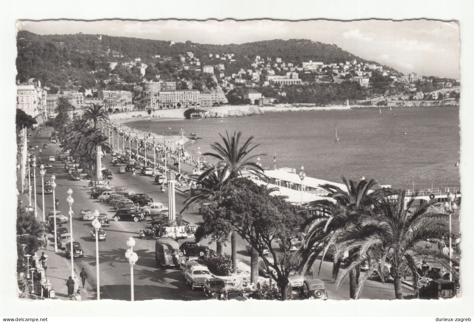 Nice old postcard posted 1960 - slogan postmark Nice b260301