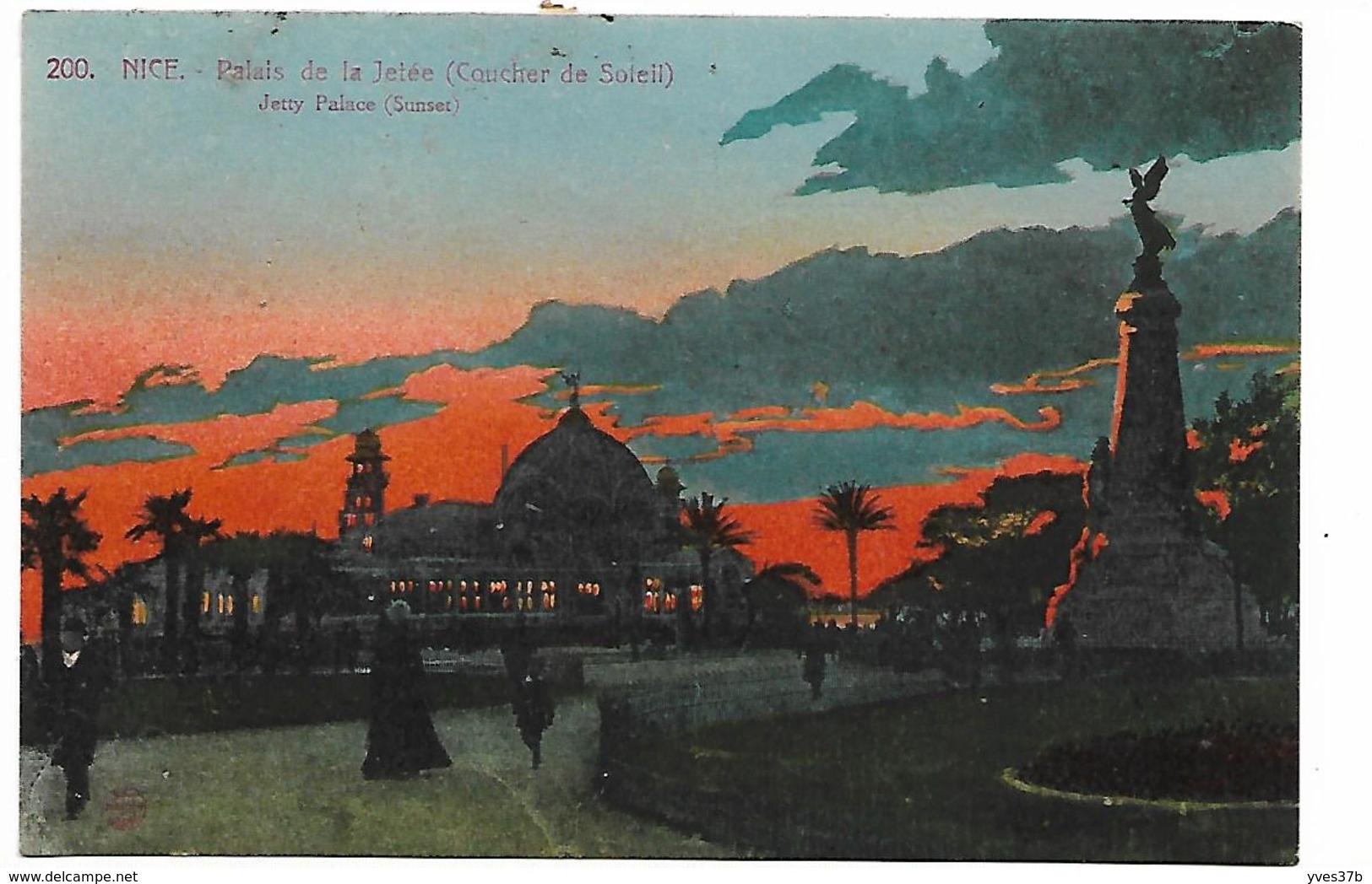 NICE - Palais de la Jetée (Coucher de Soleil)