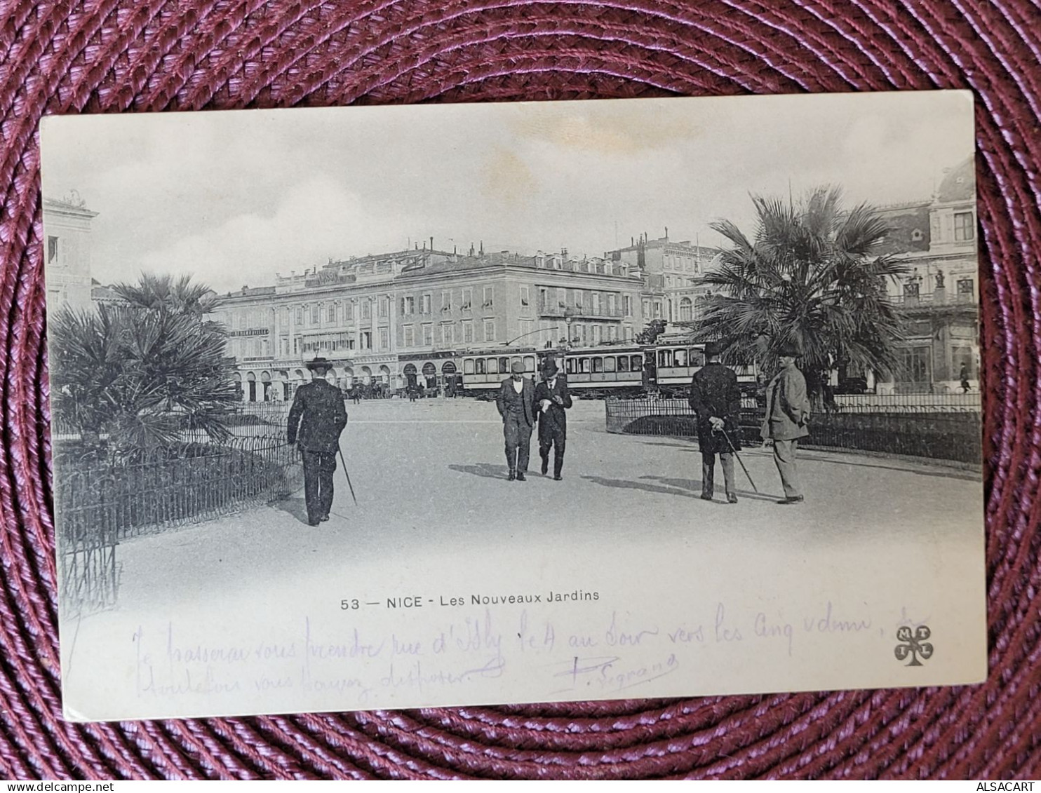 nice , tramway , cachet infirmerie hôpital