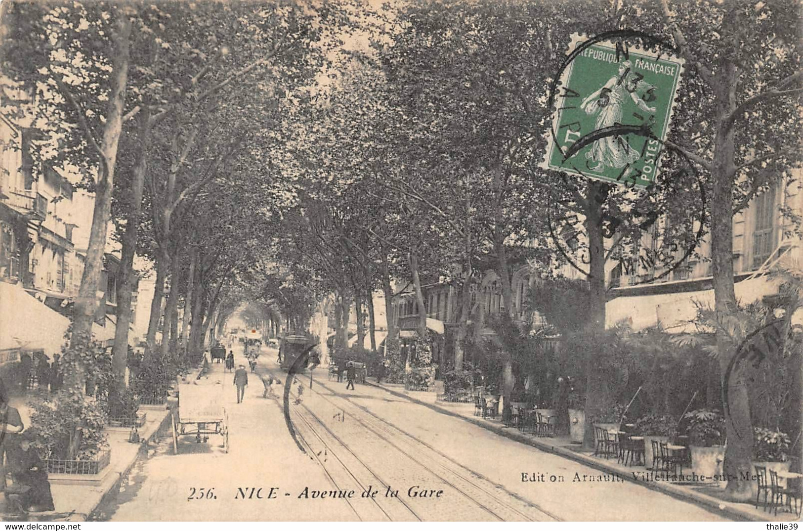 Nice tramway tram 256 Arnault