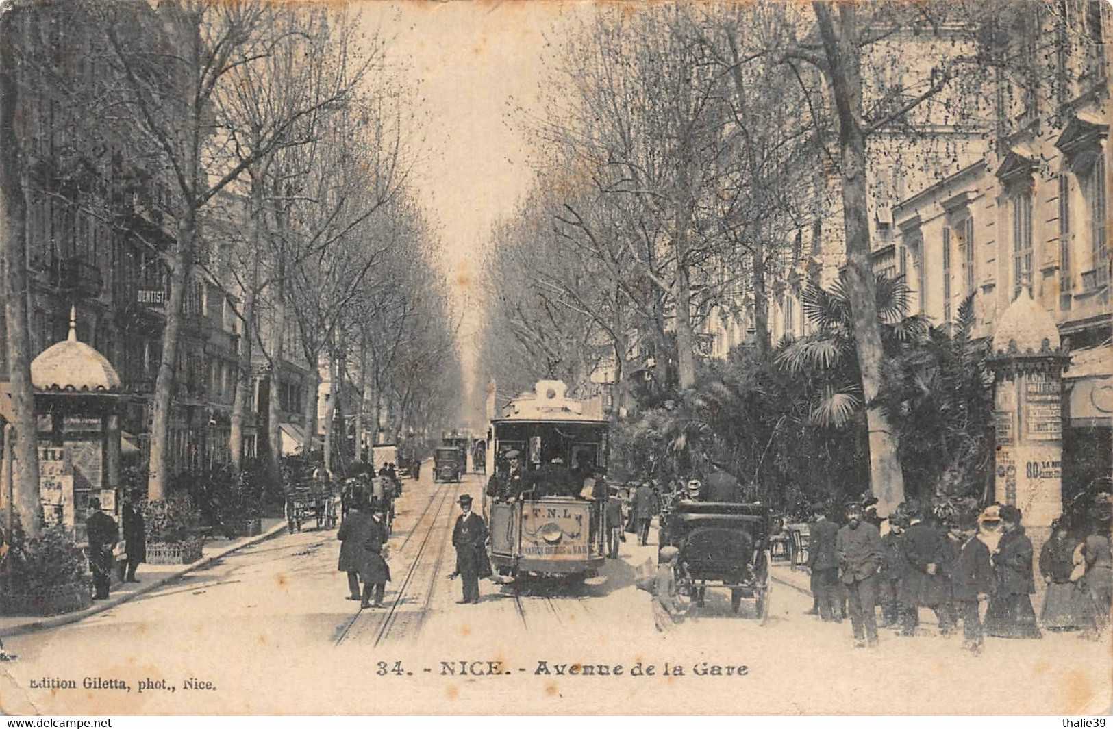 Nice tramway tram 34 Giletta