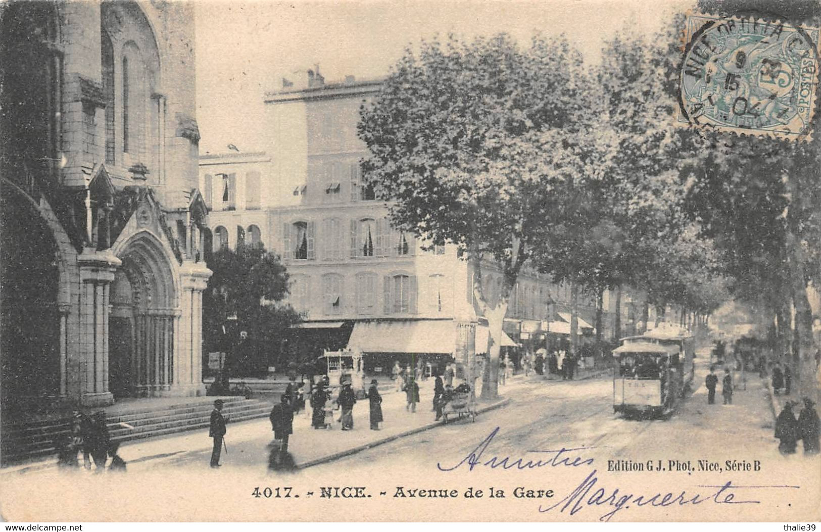 Nice tramway tram 4017 GJ