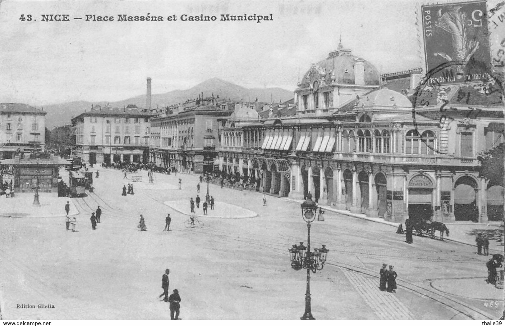 Nice tramway tram 43 Giletta