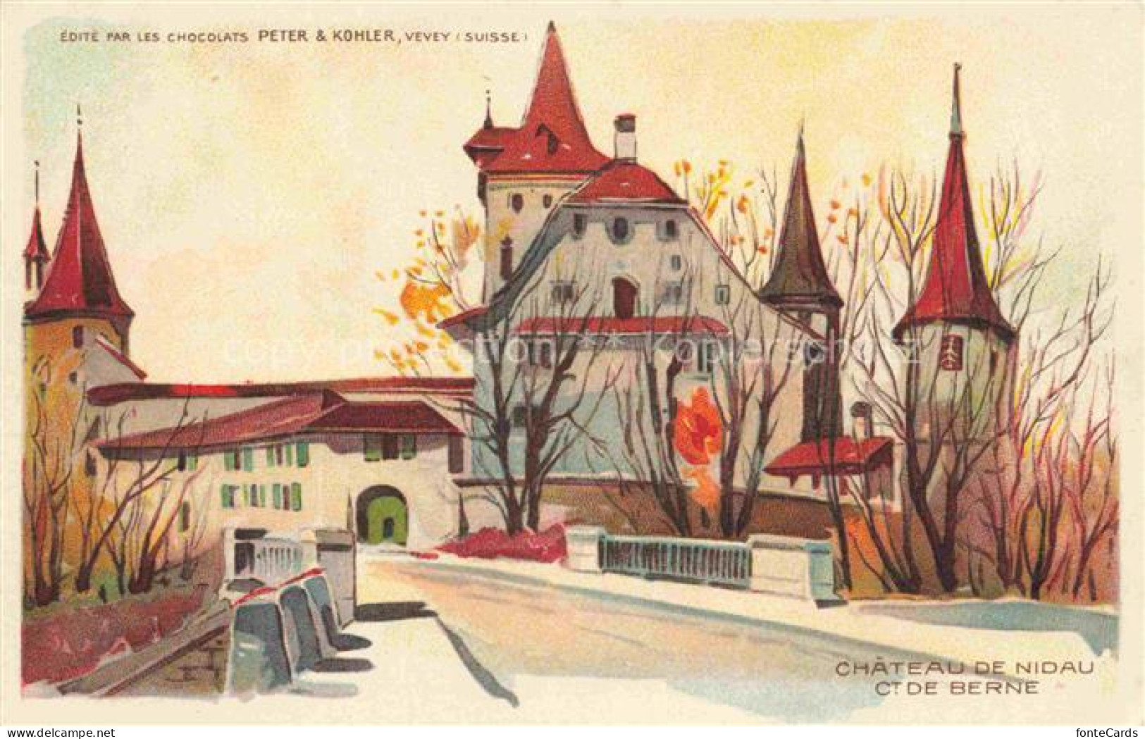 Nidau Bielersee Lac de Bienne BE Chateau de Nidau