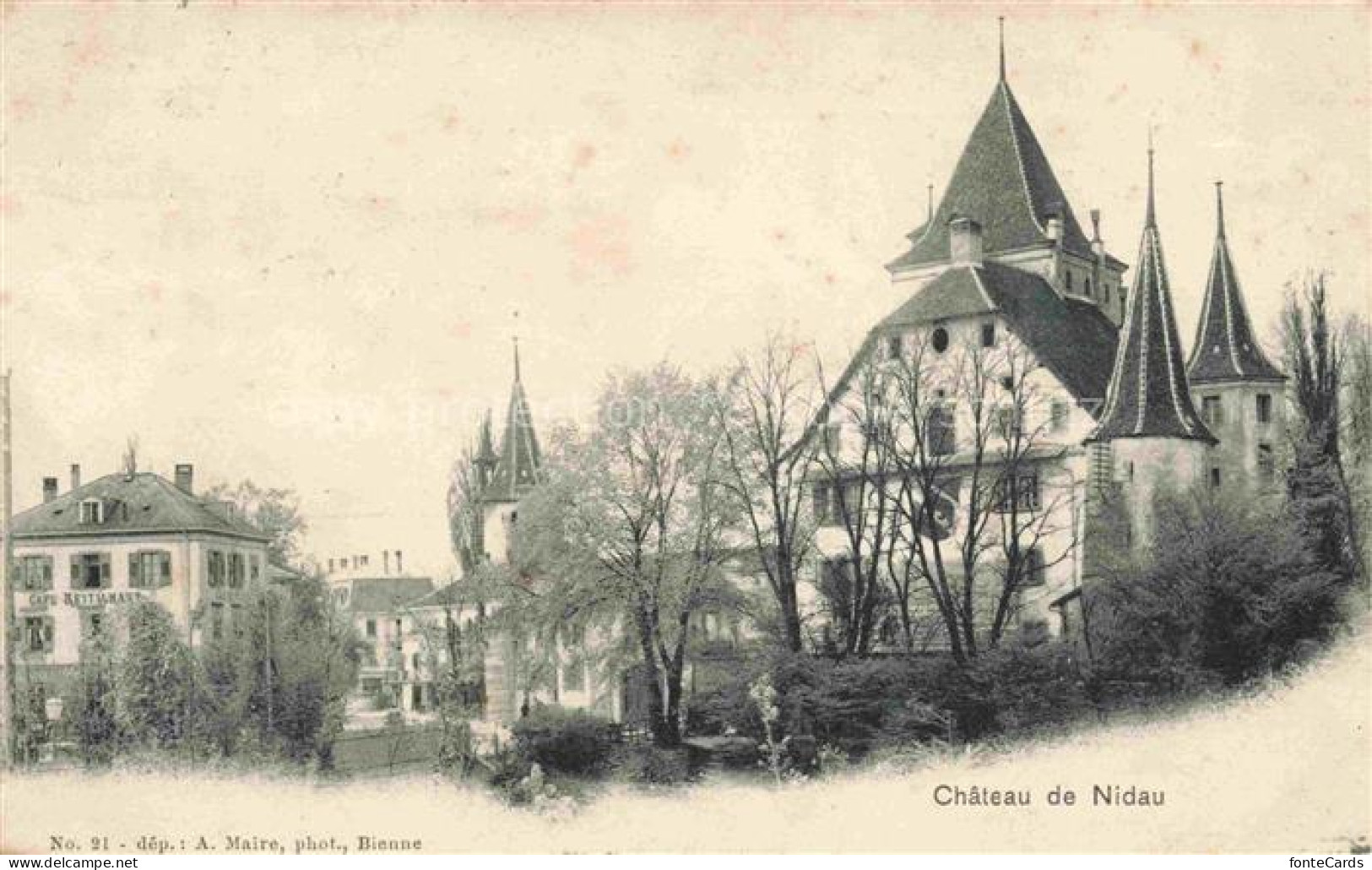 Nidau Bielersee Lac de Bienne BE Schloss