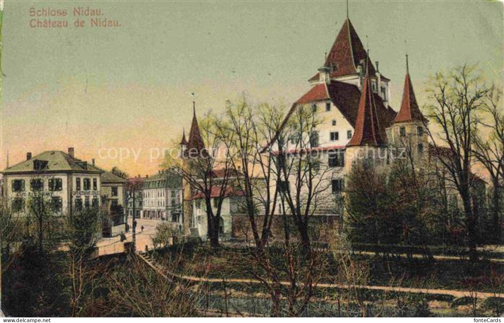 Nidau Bielersee Lac de Bienne BE Schloss