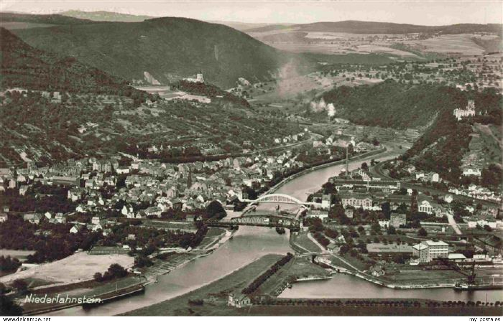 Niederlahnstein Lahnstein Fliegeraufnahme