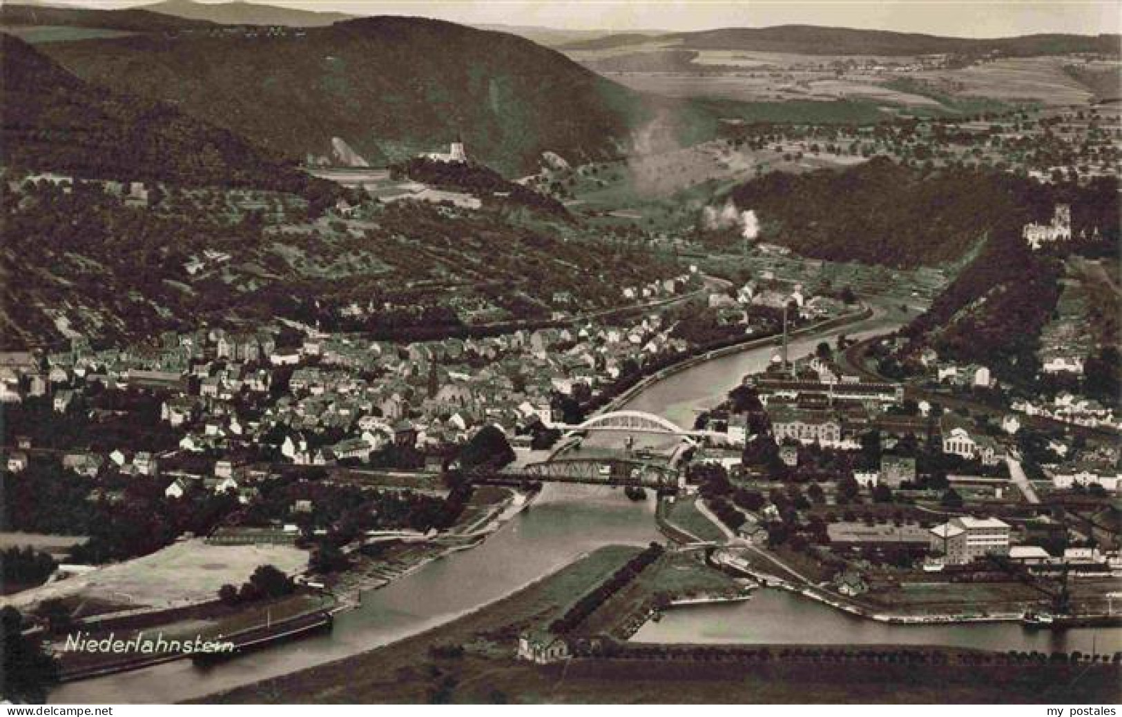 Niederlahnstein Lahnstein Fliegeraufnahme
