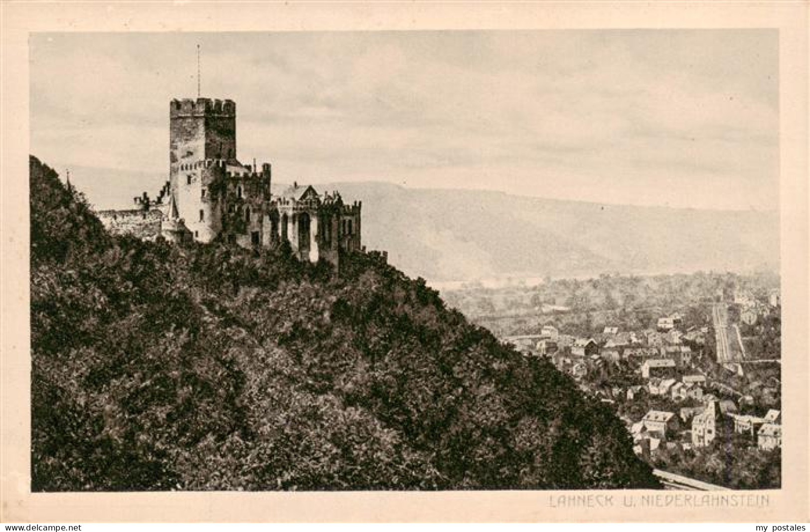 Niederlahnstein Lahnstein Rheinland-Pfalz Burg Lahneck