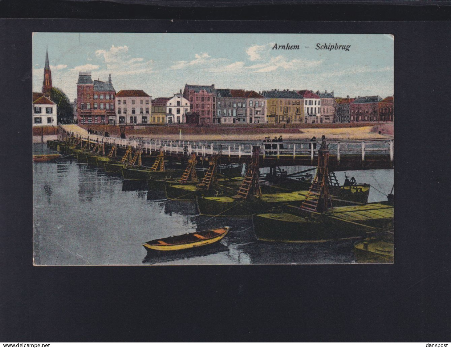 Niederlande AK Arnhem Schipbrug