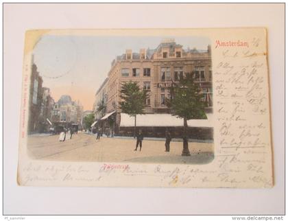 AK 1901 Amsterdam. Paleisstraat. Uitg. J.H. Schaefer, Amsterdam. No. A. 26