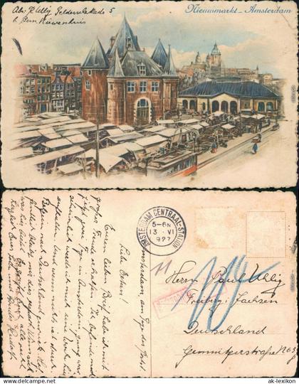 Ansichtskarte Amsterdam Amsterdam Nieuxmarkt 1906