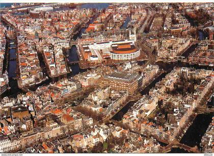 Carte Postale - Pays-Bas - Amsterdam - Centrum - vue aérienne - Noord-Holland - CPM - Voir Scans Recto-Verso