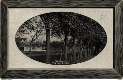 CPA APPINGEDAM Weg naar Delfzijl NETHERLANDS (706104)