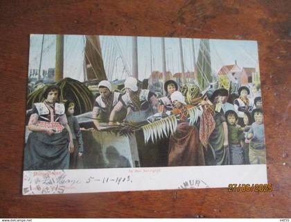 1903 Bunschoten MARCHE AUX POISSONS